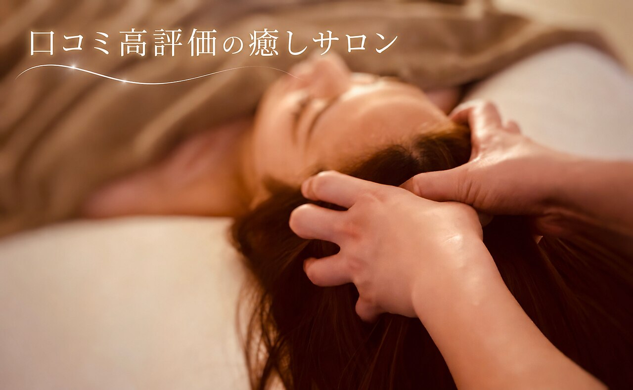 肩首アロマ+ヘッドマッサージ60分の施術